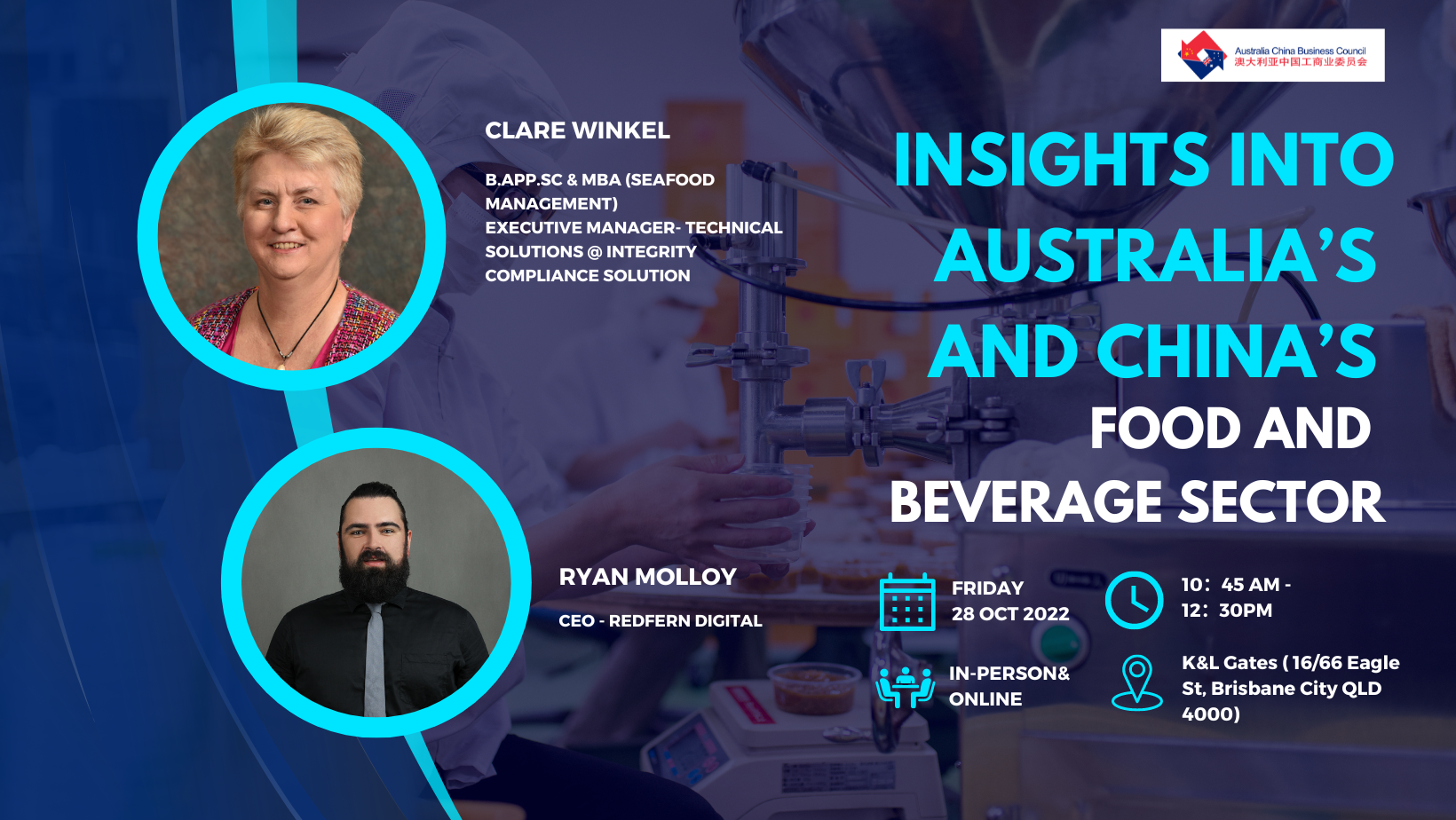 ACBC QLD - Insights Into Australia's and China's Food And Beverage ...